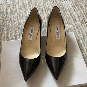 Jimmy choo patent leather heels